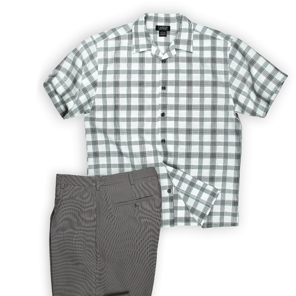 Men's Two Piece Walking Set, Black